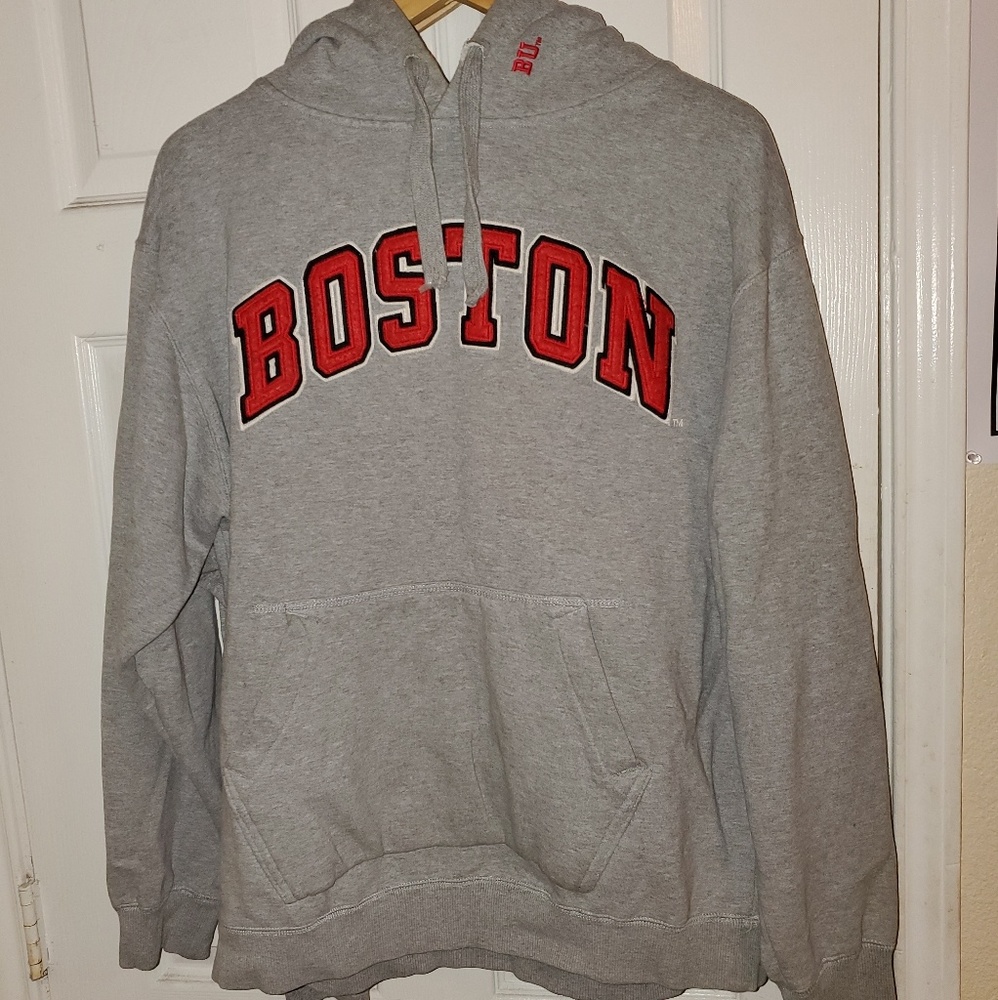 Boston gray hoodie